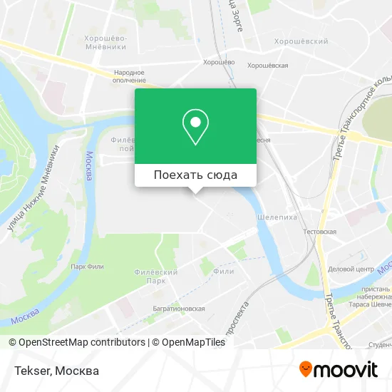 Карта Tekser