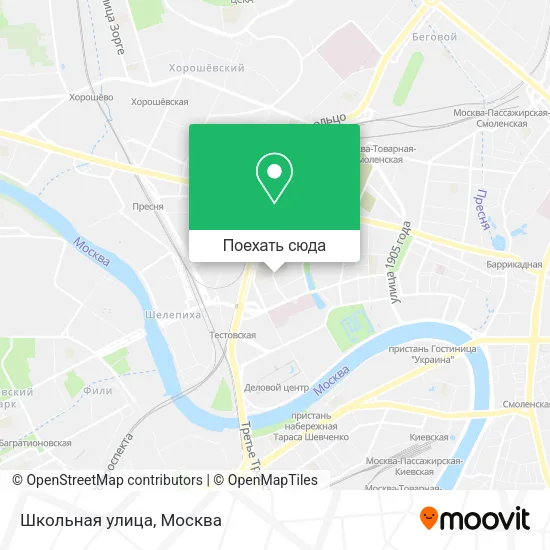 Карта Школьная улица