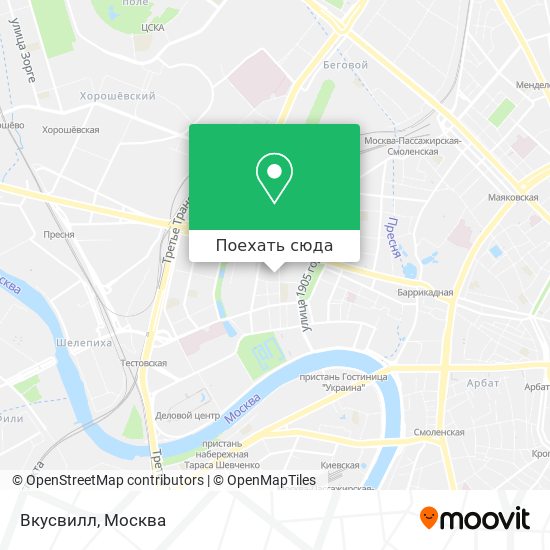 Карта Вкусвилл