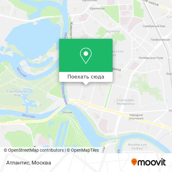 Карта Атлантис