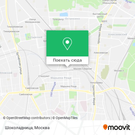 Карта Шоколадница