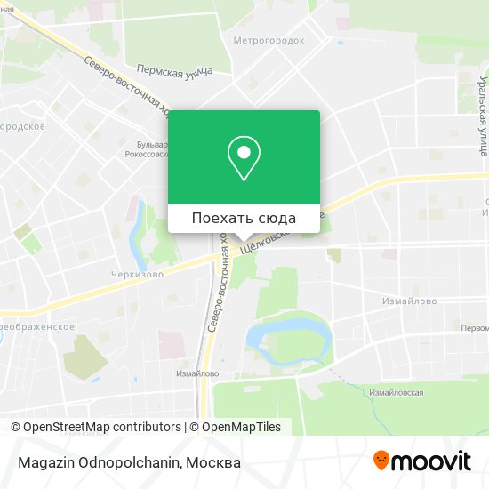 Карта Magazin Odnopolchanin