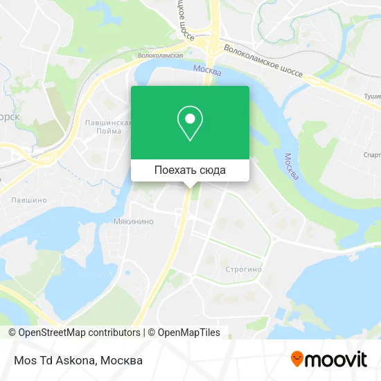 Карта Mos Td Askona