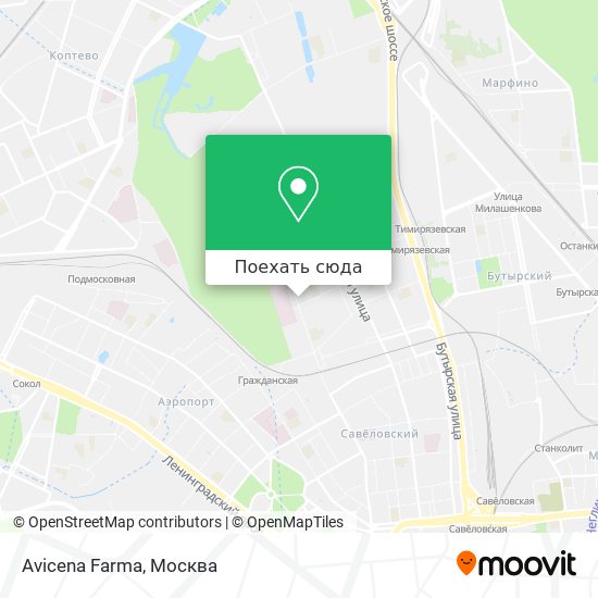 Карта Avicena Farma