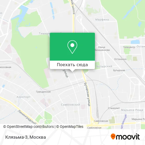 Карта Клязьма-3
