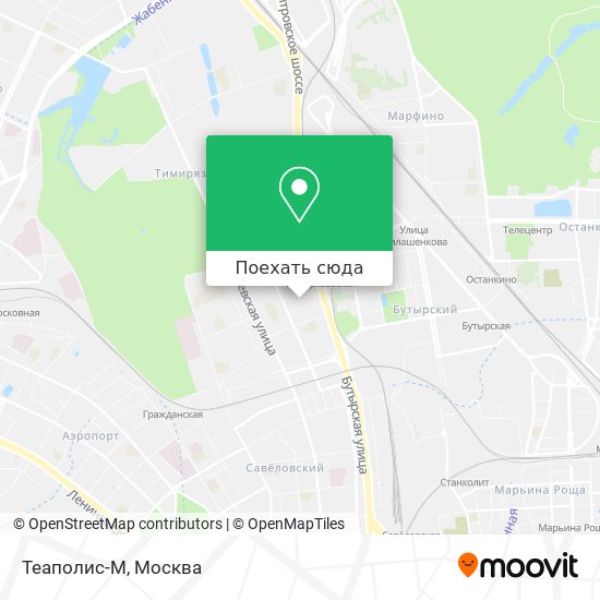 Карта Теаполис-М