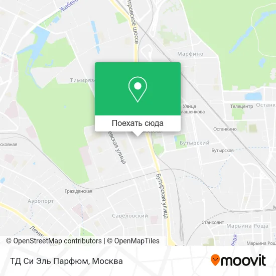 Карта ТД Си Эль Парфюм