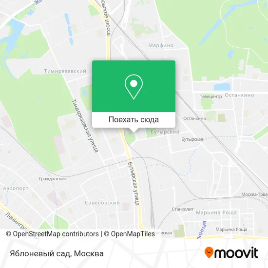Карта Яблоневый сад
