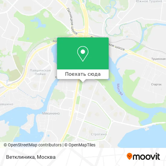 Карта Ветклиника