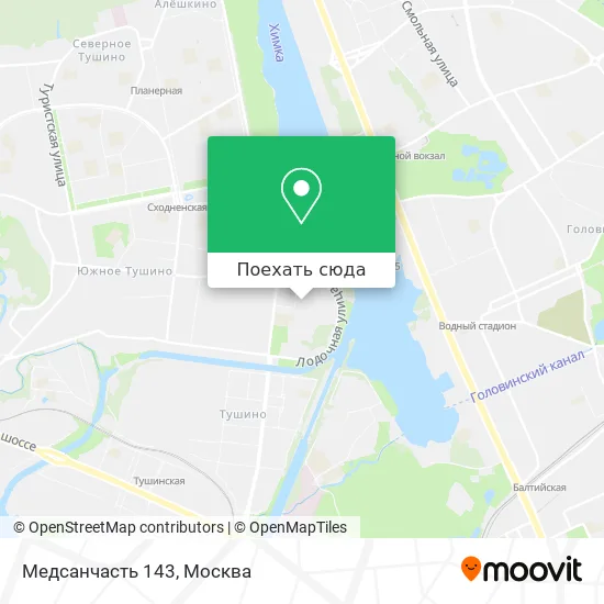 Карта Медсанчасть 143