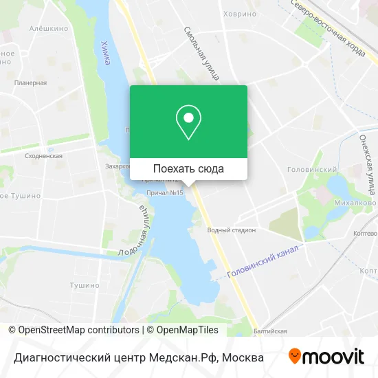Карта Диагностический центр Медскан.Рф