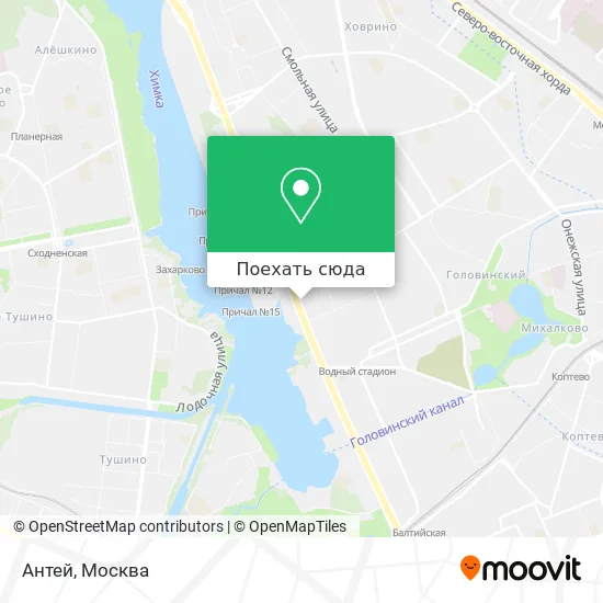 Карта Антей