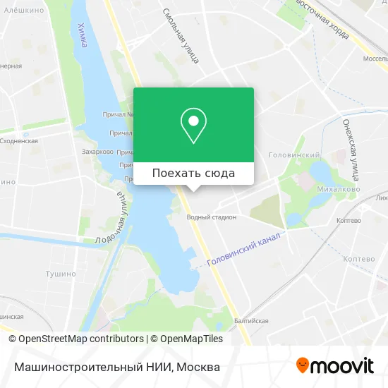 Карта Машиностроительный НИИ