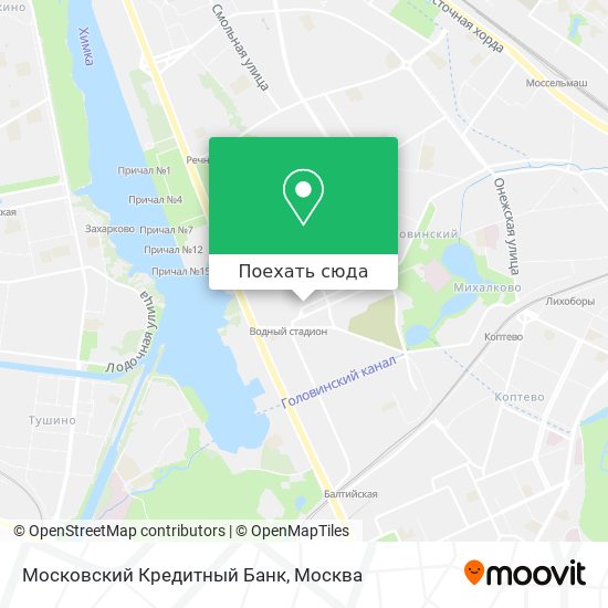 Карта Московский Кредитный Банк