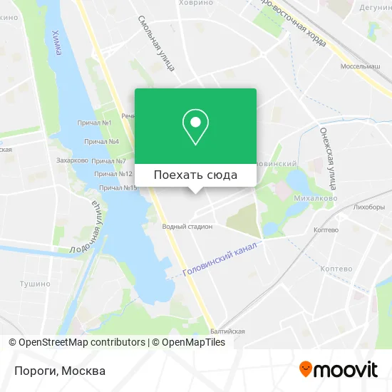 Карта Пороги