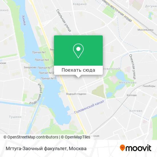 Карта Мгтуга-Заочный факультет