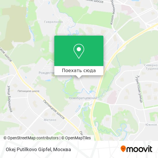 Карта Okej Putilkovo Gipfel