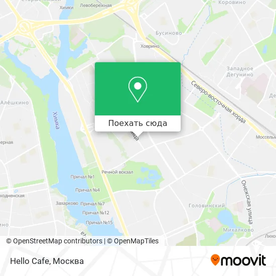 Карта Hello Cafe