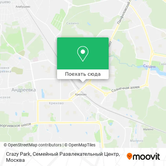 Карта Crazy Park, Семейный Развлекательный Центр