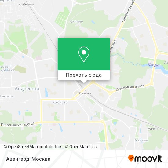 Карта Авангард