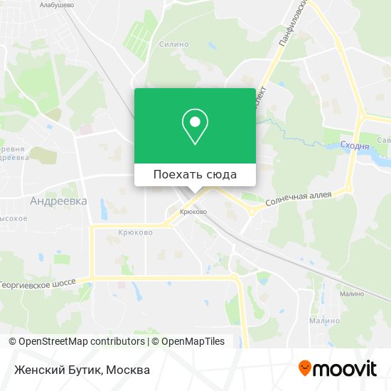 Карта Женский Бутик