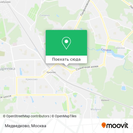Карта Медведково