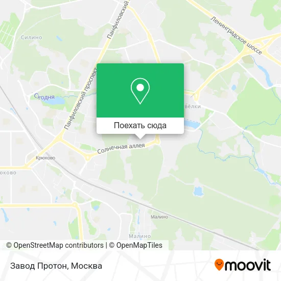 Карта Завод Протон