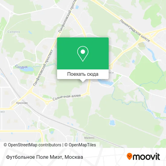 Карта Футбольное Поле Миэт
