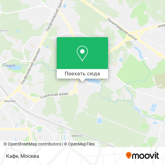 Карта Кафе