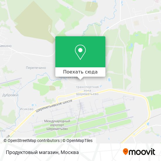 Карта Продуктовый магазин