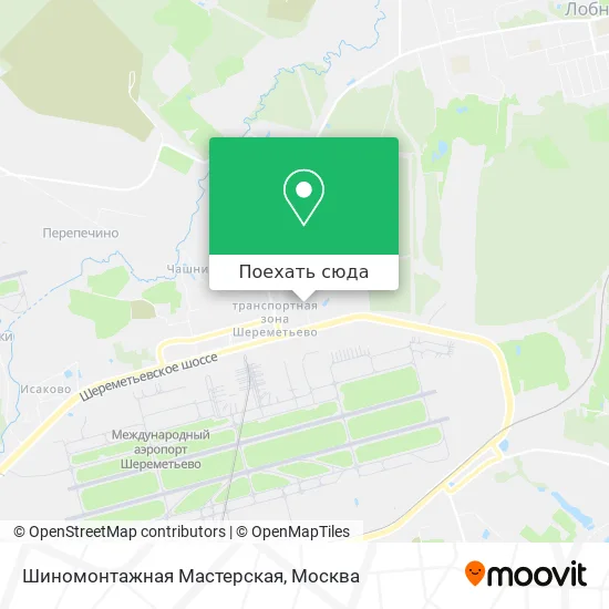 Карта Шиномонтажная Мастерская