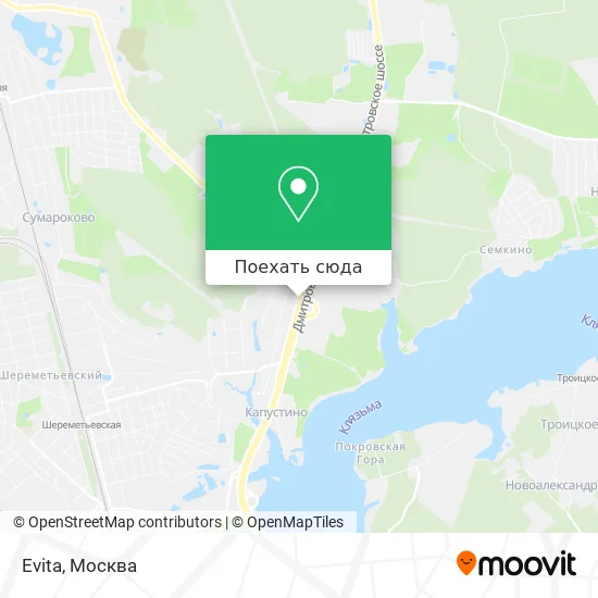 Карта Evita