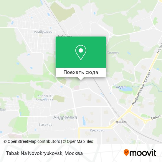 Карта Tabak Na Novokryukovsk