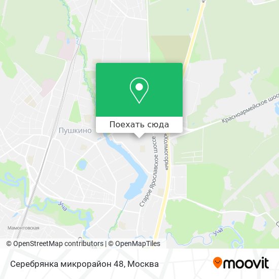 Карта Серебрянка микрорайон 48
