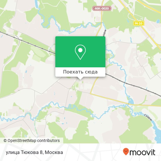 Карта улица Тюкова 8