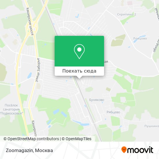 Карта Zoomagazin