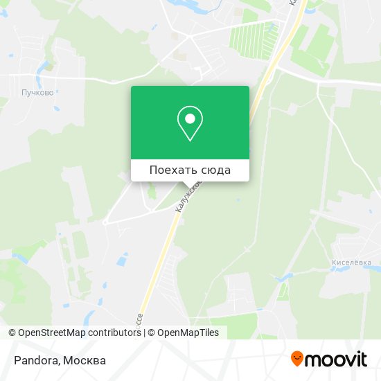 Карта Pandora