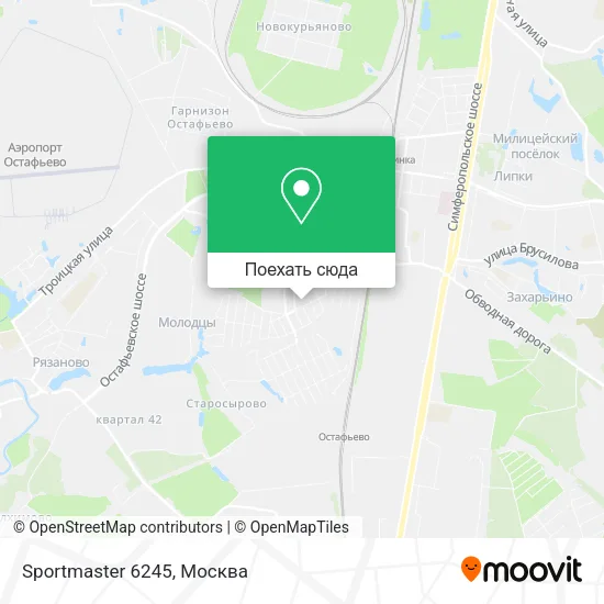 Карта Sportmaster 6245