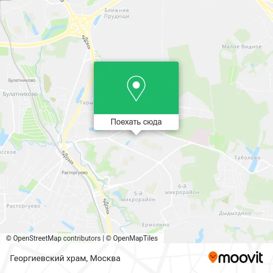 Карта Георгиевский храм