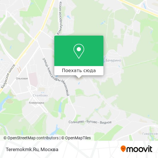 Карта Teremokmk.Ru