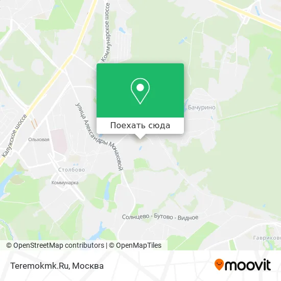 Карта Teremokmk.Ru