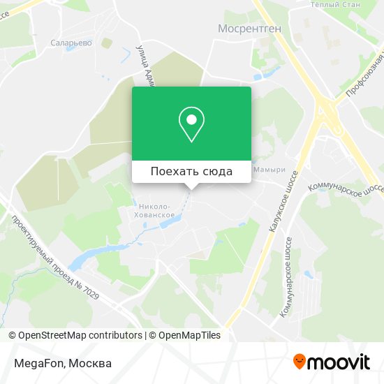 Карта MegaFon