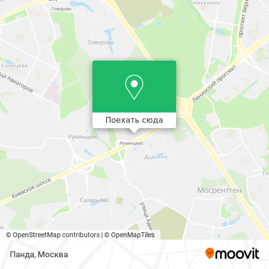 Карта Панда