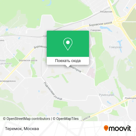 Карта Теремок