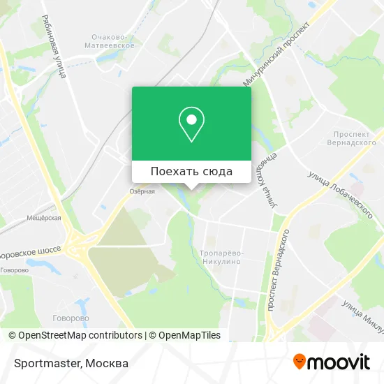Карта Sportmaster