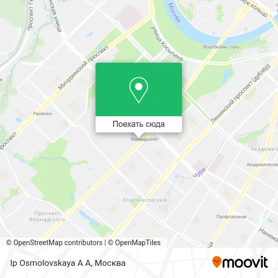 Карта Ip Osmolovskaya A A