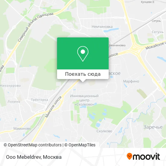 Карта Ooo Mebeldrev