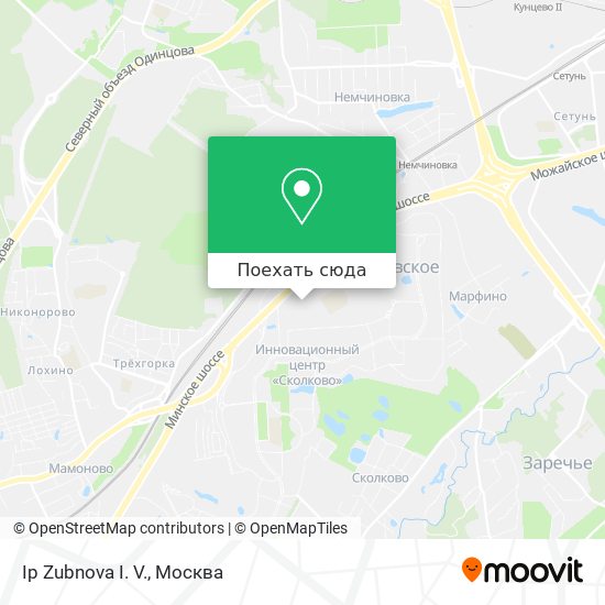 Карта Ip Zubnova I. V.