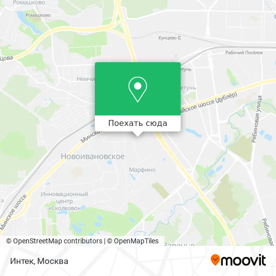 Карта Интек