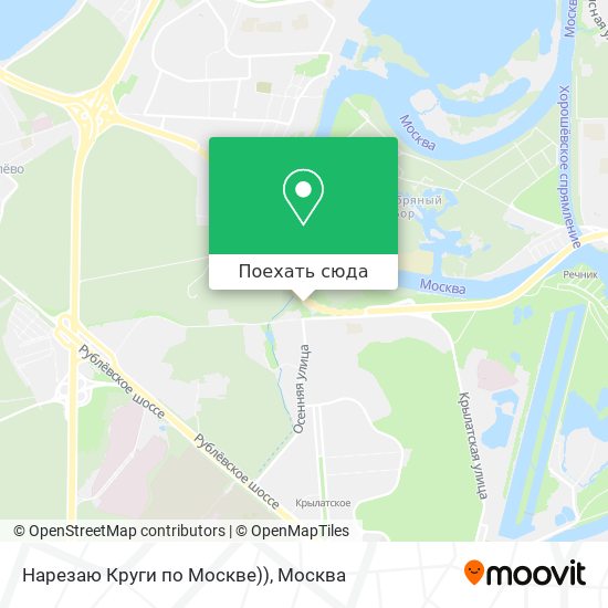 Карта Нарезаю Круги по Москве))
